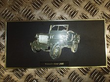 Willys jeep plastic for sale  MELKSHAM