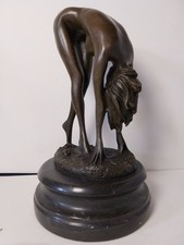 Bronzefigur skulptur erotische gebraucht kaufen  Hemsbach