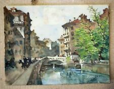 Antico quadro acquerello usato Antico quadro acquerello usato  Varallo Pombia