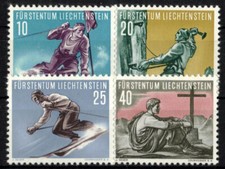 1955 Liechtenstein, Serie Sport, postfrisch/MNH, MiNr. 334/37, ME 70,- comprar usado 1955 Liechtenstein, Serie Sport, postfrisch/MNH, MiNr. 334/37, ME 70,- comprar usado  Enviando para Brazil