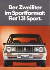 FIAT 131 SPORT 2000 1982 BROCHURE PROSPEKT FOLDER na sprzedaż  PL
