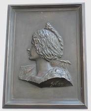 Jugendstil bronze relief gebraucht kaufen  Bad Schwalbach