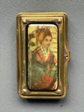 Gilded brass vesta for sale  LEEDS