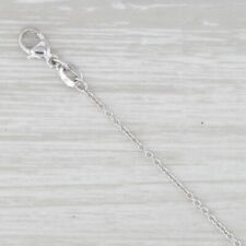 Nuevo Collar De Cadena De Cable Redondo 16" 950 Platino 1.3mm Cierre De Langosta comprar usado  Enviando para Brazil