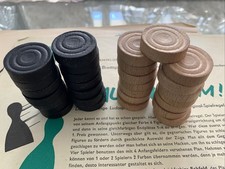 Mühle spielsteine schwarzweis gebraucht kaufen  Oranienburg