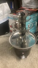Fonte de chocolate Nostalgia Mach fondue três camadas cachoeira destacável comprar usado  Enviando para Brazil