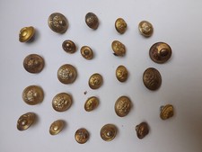 Lot boutons militaire d'occasion  Fontaines-sur-Saône