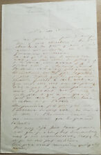Lettre autographe signée d'occasion  Villepreux