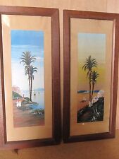 Paire tableaux aquarelles d'occasion  Neuville-de-Poitou