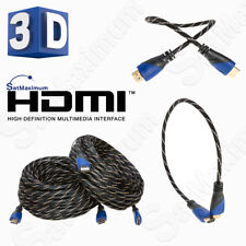 Lote com vários pacotes de cabo HDMI 4K 60Hz cabo de alta velocidade 1080P malha premium 1,5 pés a 50 pés comprar usado  Enviando para Brazil