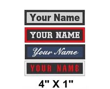 Custom embroidered name for sale  CARDIFF
