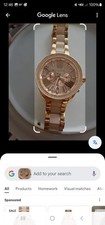 Relógio feminino Michael Kors MK6096 ouro rosa, usado comprar usado  Enviando para Brazil