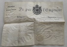 Brevet 1856 filleul d'occasion  Plombières-lès-Dijon