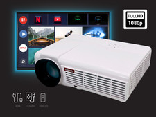 Projetor LED Gzunelic 96W para cinema em casa 3300 lúmens WXGA Full HD USB comprar usado  Enviando para Brazil