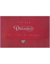 Dépliant daimler v8 d'occasion  Paris XX