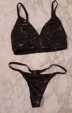 Ladies black sequin for sale  TROWBRIDGE