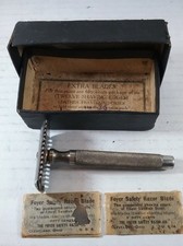 Maquinilla de afeitar de seguridad FOYUERDouble Edge--Caja y cuchillas originales segunda mano  Embacar hacia Mexico