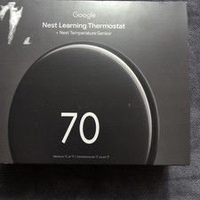 Termostato Google Nest Learning 4ª Geração Preto (CAIXA ABERTA), usado comprar usado  Enviando para Brazil