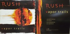 Usado, RUSH 2002 vapor trails cartaz plano promocional 2 lados impecável novo estoque antigo comprar usado  Enviando para Brazil