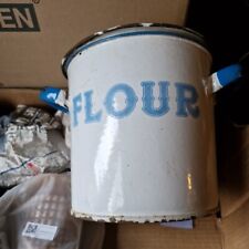 Vintage enamel flour for sale  BROMLEY