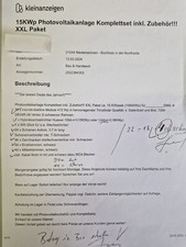 photovoltaik komplett gebraucht kaufen photovoltaik komplett gebraucht kaufen Schneverdingen