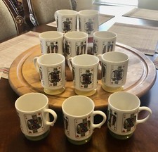Lote de 11 cartas de baralho de porcelana King Royal Flush Cup/Mug, C-2137 comprar usado  Enviando para Brazil