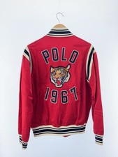 JAQUETA POLO RALPH LAUREN CETIM Cabeça de Tigre Varsity Vermelha Tamanho M comprar usado  Enviando para Brazil