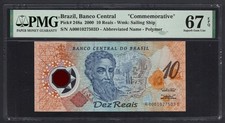 Usado, Brasil 10 reais 2000 P248a não circulado grau 67 comprar usado  Enviando para Brazil