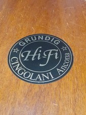 Adesivo vintage grundig usato  Macerata