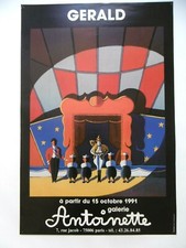 Gerald affiche originale d'occasion Gerald affiche originale d'occasion  Toulon-