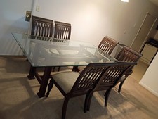 Glass top dining for sale  Burlington