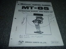 Mikasa tamping rammer for sale  Dubuque