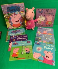 Boneca Talking Peppa Pig - (13 polegadas) & Look and Find Book e 7 livros de histórias, usado comprar usado  Enviando para Brazil
