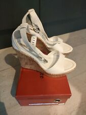 Sandales blanches compensées d'occasion  Montpellier-
