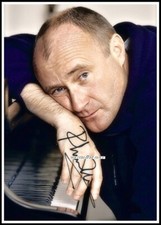 Phil collins autographed for sale  WHITLEY BAY