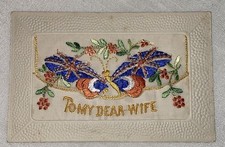 Ww1 silk embroidered for sale  YORK