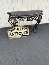 table marble top hall for sale  Mount Holly