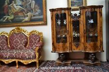Cristalliera stile chippendale usato  Roma