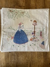 Vintage hand embroidered for sale  GLOUCESTER