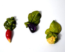Décor légumes pâte d'occasion  Chambéry