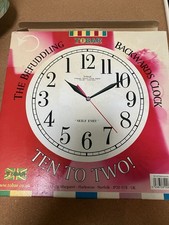 Befuddling backwards clock for sale  CUPAR