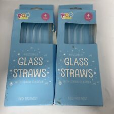 Glass drinking straws for sale  ILMINSTER