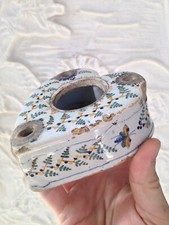 Ancien encrier faïence d'occasion Ancien encrier faïence d'occasion  Ham