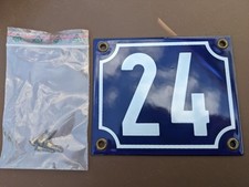 Hausnummer emaille weiß gebraucht kaufen  Oelsnitz