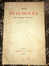 Curiosa aretin dialogues d'occasion  Gençay