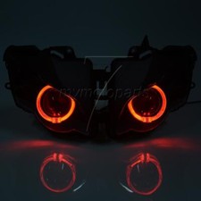 Farol HID Red Angel Eyes conjunto personalizado para Honda CBR1000RR 2008-2011 comprar usado  Enviando para Brazil
