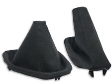 FÜR BMW E39 SCHALTMANSCHETTE SCHALTSACK HANDBREMSSACK ALCANTARA NAHT SCHWARZ na sprzedaż  PL