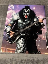 FOTO AUTOGRAFADA ASSINADA POR GENE SIMMONS BEIJO 8x10 - tour final da estrada o demônio comprar usado  Enviando para Brazil