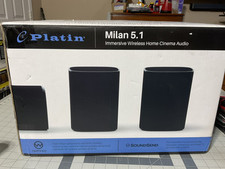 SISTEMA DE AUDIO DE CINE EN CASA INALÁMBRICO INMERSIVO PLATIN MILAN 5.1 segunda mano  Embacar hacia Mexico