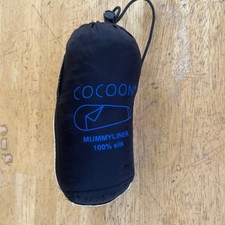 Forro para saco de dormir Cocoon Mummy 100% seda 95" X 35"/22" estado perfeito comprar usado  Enviando para Brazil